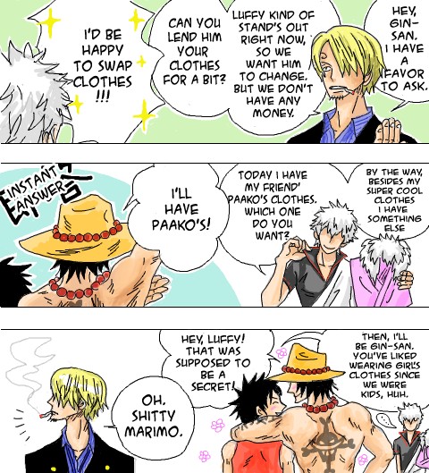 Gintama x One Piece Chapter 1 6